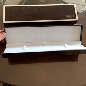 Empty coach watch box